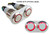 CHROMED BILLET SWITCHES WITH RED LED RING (MOMENTARY)