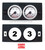 AVS GAUGE PANEL WITH TWO 2" INCH GAUGE AND TWO SMALL ROCKER SWITCH CUT OUTS P7