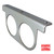 DUAL GAUGE PANEL - POLISHED STAINLESS STEEL FINISH DUAL GAUGE PANEL - POLISHED STAINLESS STEEL FINISH