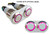 CHROMED BILLET SWITCHES WITH PINK LED RING (MOMENTARY) CHROMED BILLET SWITCHES WITH PINK LED RING (MOMENTARY)