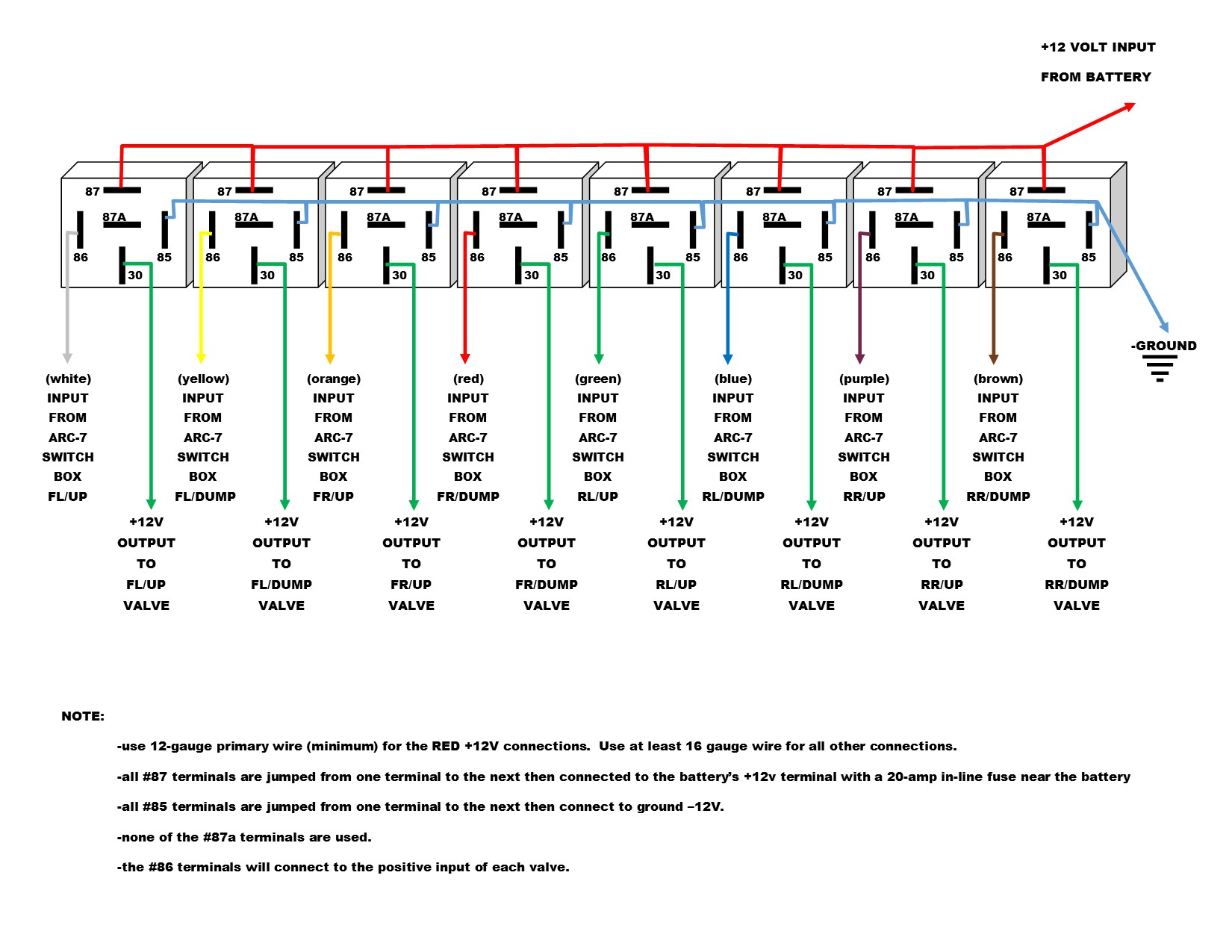 7 Switch Relay Diagram