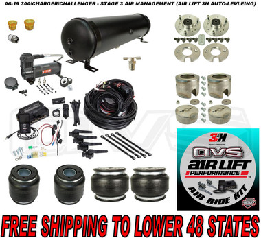 08-19 DODGE CHALLENGER - STAGE 3 AIR MANAGEMENT(AIRLIFT 3H AUTO