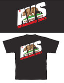 * * * Sizes:   KIDS SM / KIDS / MD / SM / 2X / 3X Only * * * AVS CALI FLAG T-SHIRT