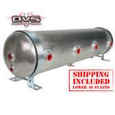 AVS 5-GALLON 9-PORT ALUMINUM M.P.M. AIR TANK - RAW