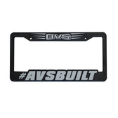 #AVSBUILT LICENSE PLATE FRAME - FREE WITH PURCHASE