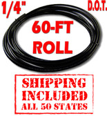 1/4”  D.O.T. AIR LINE - 60-FT ROLL - SHIPPING INCLUDED - ALL 50 STATES