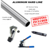 3/8" HARD LINE KIT W/ TOOLS AND ALUMINUM TUBING 