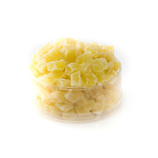 austiNuts Dried pineapples are a great source of Vitamin C. They are great in trail mixes, topped on a dessert or eaten alone. 

Contains: Dried pineapple, Sulphur dioxide