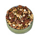 A great gift for yourself or gathering. Tin filled with fresh dry roasted deluxe nut mix.