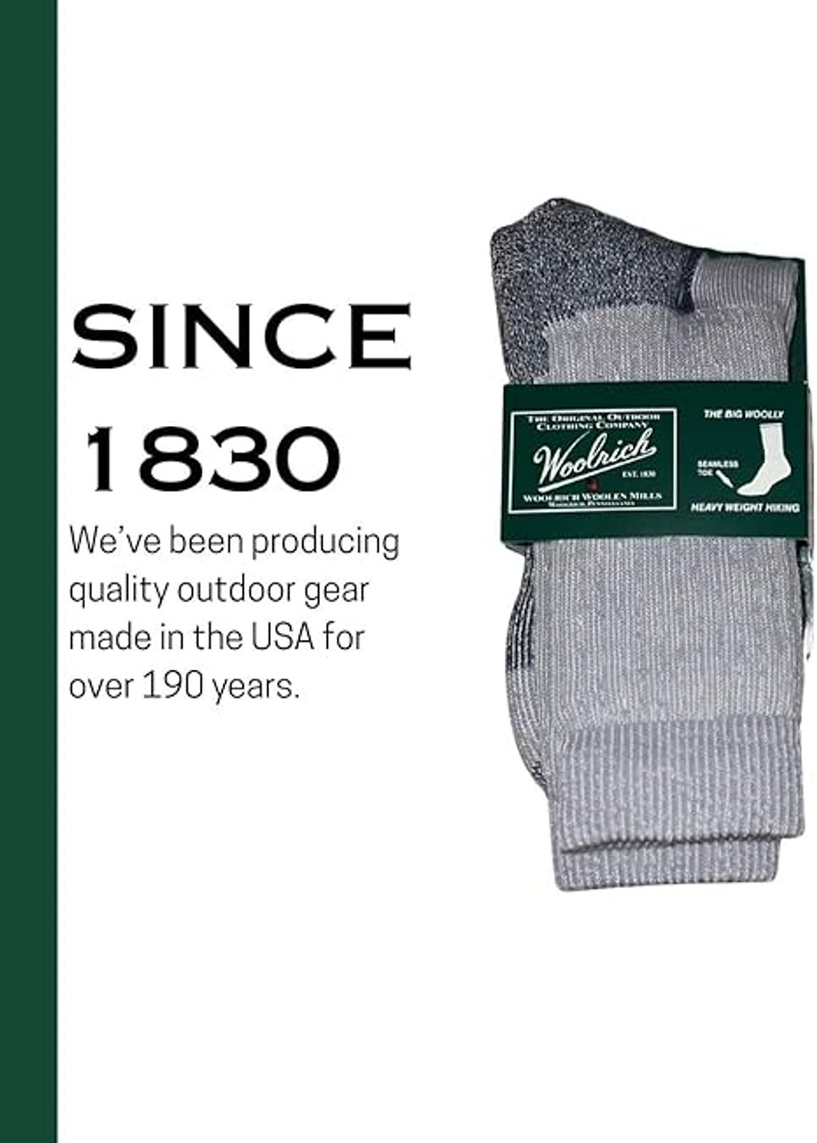 Woolrich Merino Wool Hiking Crew Socks