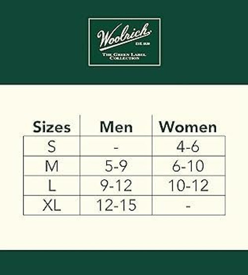 Woolrich Merino Wool Lightweight Hike Crew Socks, Olive Green, Large