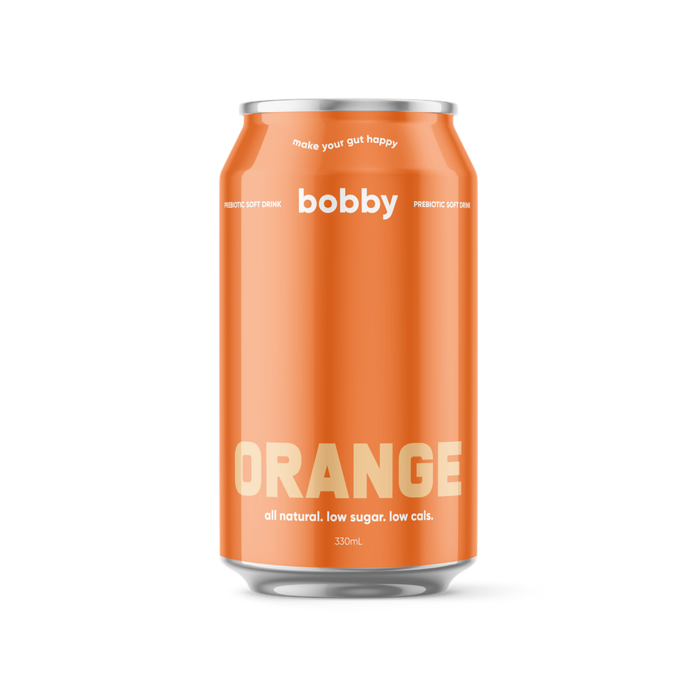 bobby soda ORANGE 330ML | Local Australian Soda - Delivered Wholesale in Melbourne Victoria