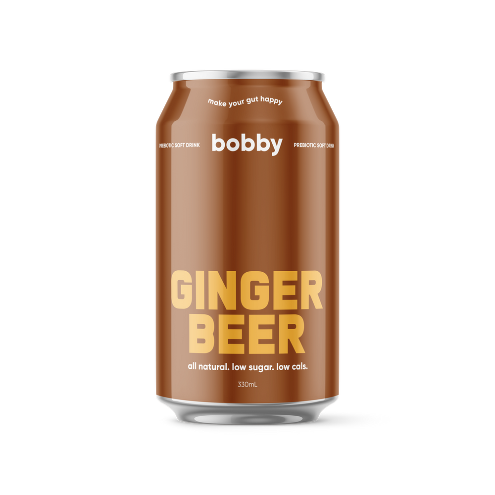 bobby soda GINGER BEER 330ML | Local Australian Soda - Delivered Wholesale in Melbourne Victoria