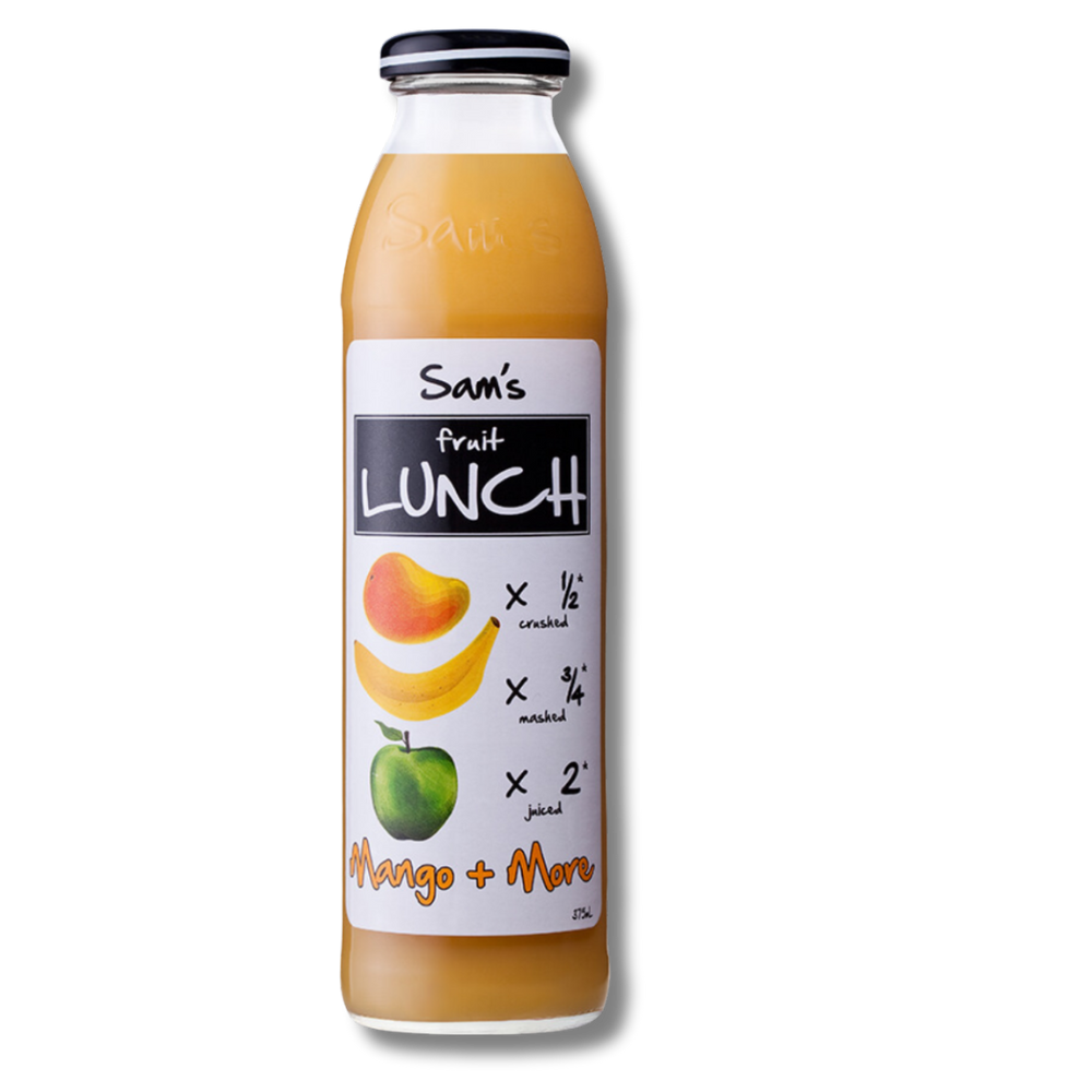 Sam's Juices. Australian made here in Melbourne, Victoria. Wholesale distribution by Camati