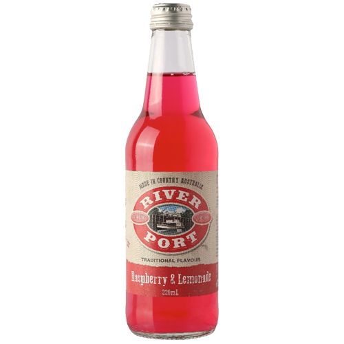 River Port Raspberry Lemonade 330ml Australian Soft Drink Soda