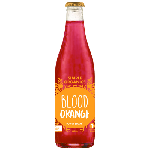 Simple Organics Blood Orange Soda - Australian Victorian wholesale organic soft drink