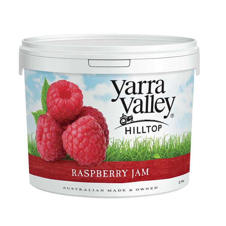 Raspberry Jam from the Yarra Valley 2.5kg tub - Wholesale Distribution Melbourne