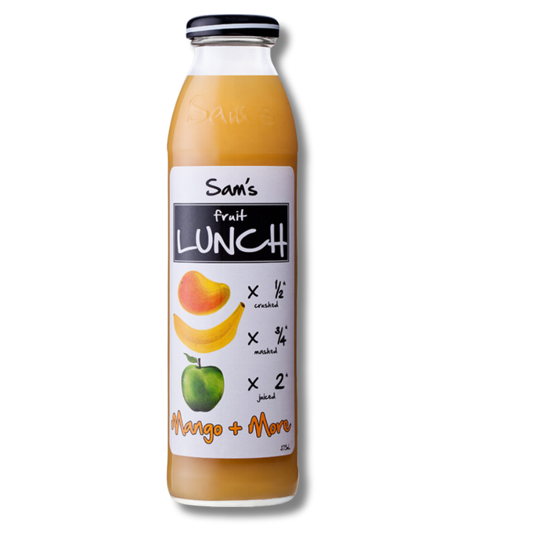 Sam's Juices. Australian made here in Melbourne, Victoria. Wholesale distribution by Camati