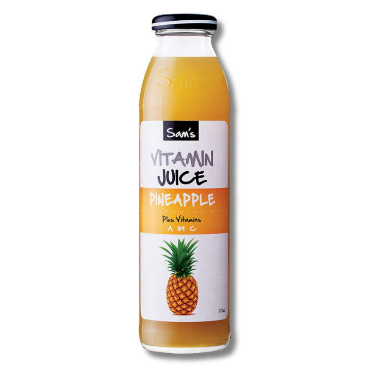 Sam's Juices. All natural ingredients, made here in Melbourne, Victoria. Wholesale distribution by Camati
