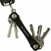 KeySmart Flex - Compact Key Holder and Keychain Organizer Black