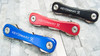 KeySmart Rugged Extended Key Holder W/ Expansion Pack Made In USA Red/Blue/Black