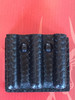 Safariland  775-53-4 Slim Triple Magazine Pouch Open Top Basketweave Black 1911