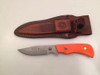 KNIVES OF ALASKA #00176FG TREKKER PRONGHORN HUNTER ORANGE SUREGRIP HANDLE D2