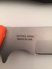 KNIVES OF ALASKA #00176FG TREKKER PRONGHORN HUNTER ORANGE SUREGRIP HANDLE D2