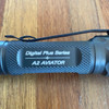 SureFire A2-HA-BL A2 Aviator Flashlight Blue LED/White Main Flat sided Budweiser