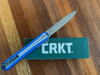 CRKT 6710 STICKLER ASSISTED FLIPPER KNIFE ALUMINUM HANDLE 3.38" STAINLESS BLADE