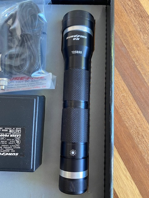Surefire 9N BRAND NEW IN BOX NEVER USED RARE VINTAGE Laser