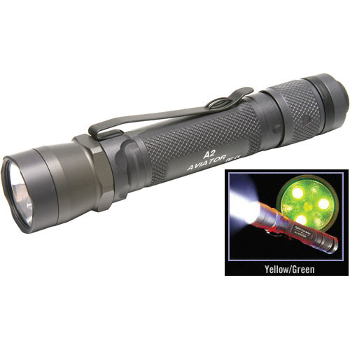SureFire A2-HA-YG A2 Aviator Flashlight - HUDSONGUNNER LLC SureFire A2-HA-YG A2 Aviator Flashlight - HUDSONGUNNER LLC