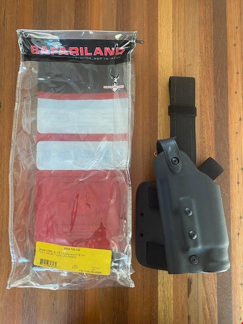 Safariland 6004-736-122 SLS Blk LH Beretta 92 Fs, F, G w/Surefire