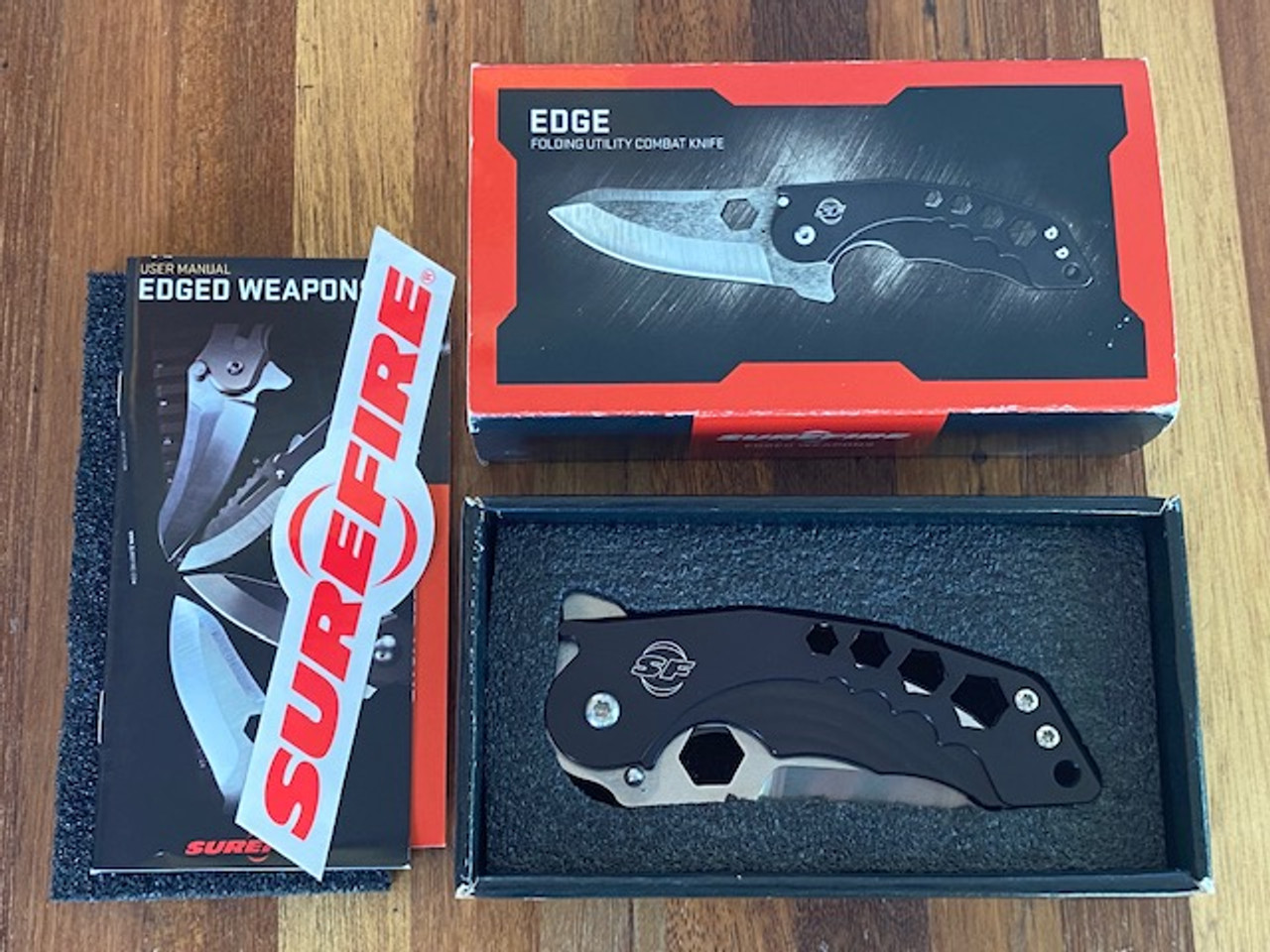 SureFire EW-09 EDGE Folding Utility Combat Knife New in box