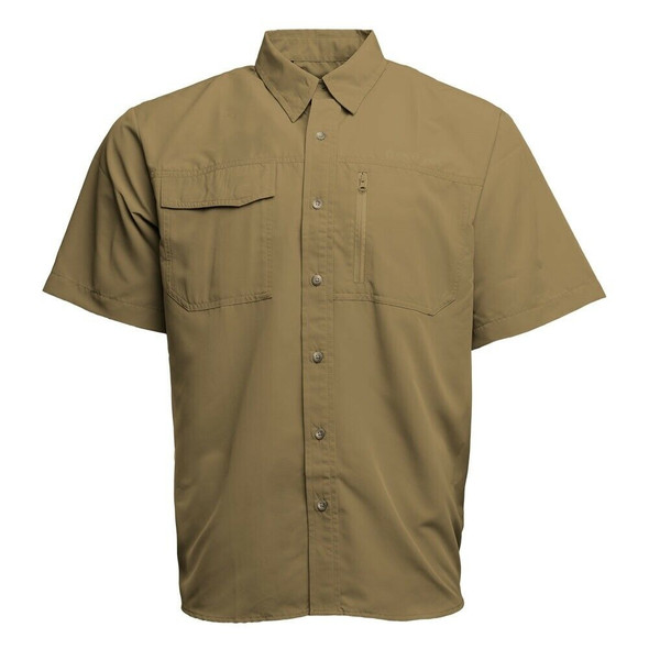 Kryptek Adventure 3 Shirt Mens Short Sleeve Coyote Brown 19ADV3SSCT5 Large NEW