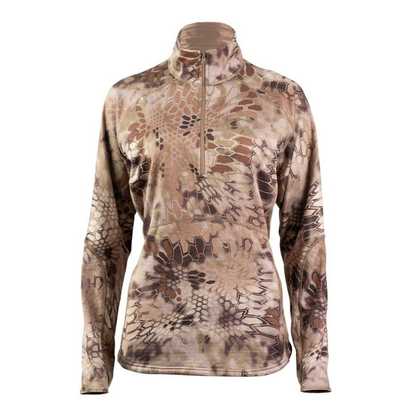 Kryptek Women's Cronos 1/2 Zip Highlander 19WCROZH4 Medium