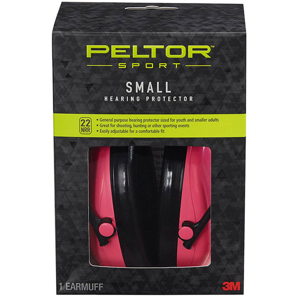 Peltor 3M 97022 Junior / Womens Pink Earmuffs Hearing Protection Shooting Muffs