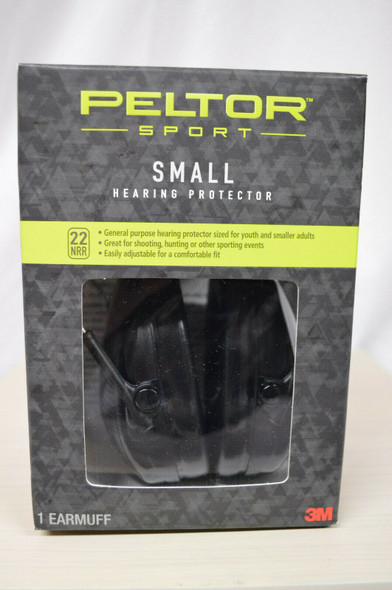 Peltor 3M 97070 Junior / Womens Black Earmuffs Hearing Protection Shooting Muffs