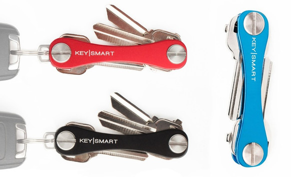 Keysmart Compact Expandable Key Holder Red/Blue/Black you choose