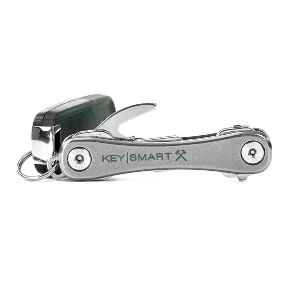 KeySmart® Rugged Titanium Extended Key Holder W/ Expansion Pack – Made In USA