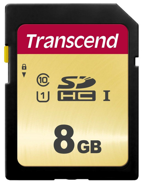 Transcend 8GB SDXC/SDHC 500S Memory Card 8 GB 500S 95MB/s TS8GSDC500S NEW