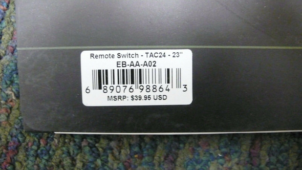 EXTREME BEAM TAC24 TAC 24 TACTICAL REMOTE PRESSURE SWITCH 23" NEW EB-AA-A02