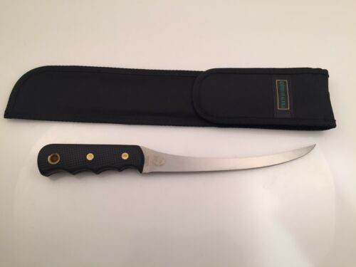 KNIVES OF ALASKA MODEL #086FG 13" COHO FILLET KNIFE 440C BLADE BLACK SUREGRIP