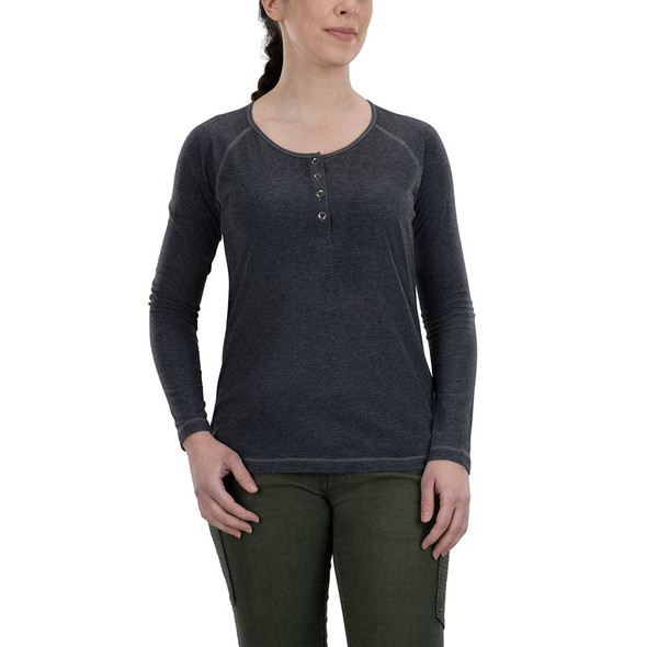 Vertx Women's Collins Henley - Exhaust - Medium - VTX7015