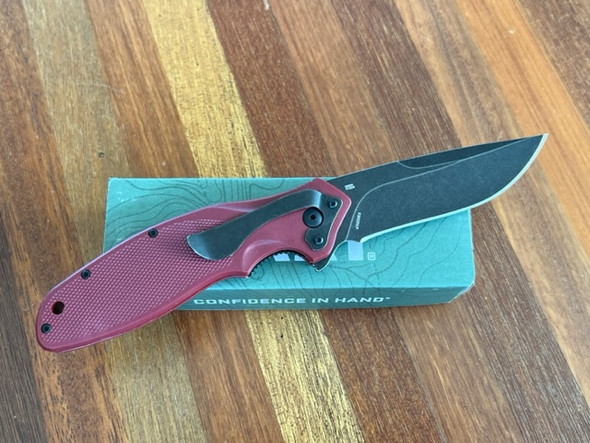 CRKT ​K800RKP  SHENANIGAN MAROON Ken Onion