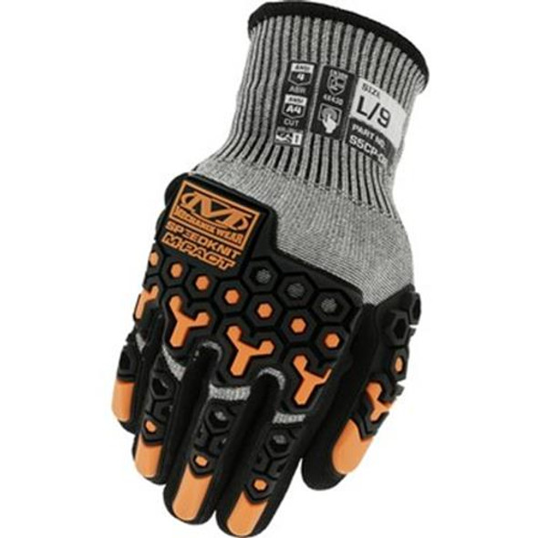 Mechanix Wear SpeedKnit, Glove, HPPE, Size 9, 9, PR, Large S75EE-58-009