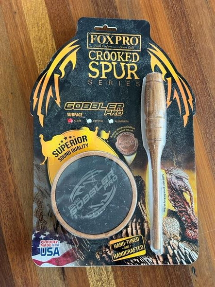 FoxPro Crooked Spur Gobbler Pro Turkey Call Slate