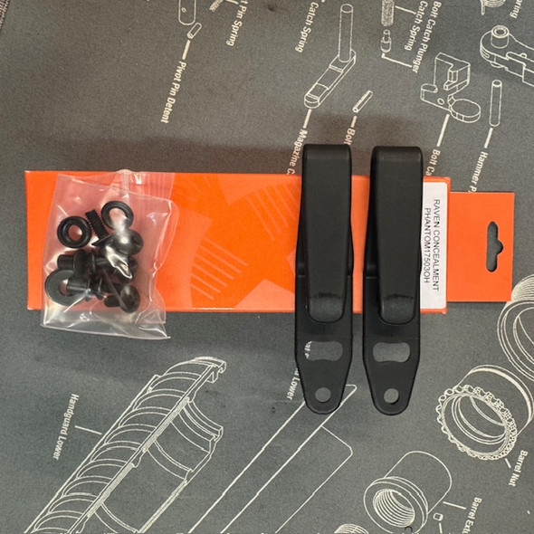 Raven Concealment Phantom IWB Tuckable Overhooks Kit 1.5" or 1.75"