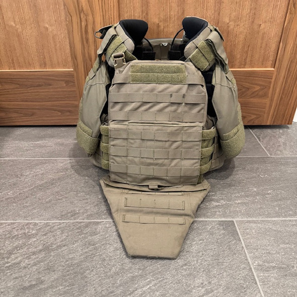 Crye Precision CPC Cage Plate Carrier XL Ranger Green W Groin & Deltoid Armor
