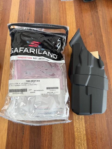 Safariland 7390-28327-412 7TS ALS RDS and Light Glock G19 G45 G19X Left Hand